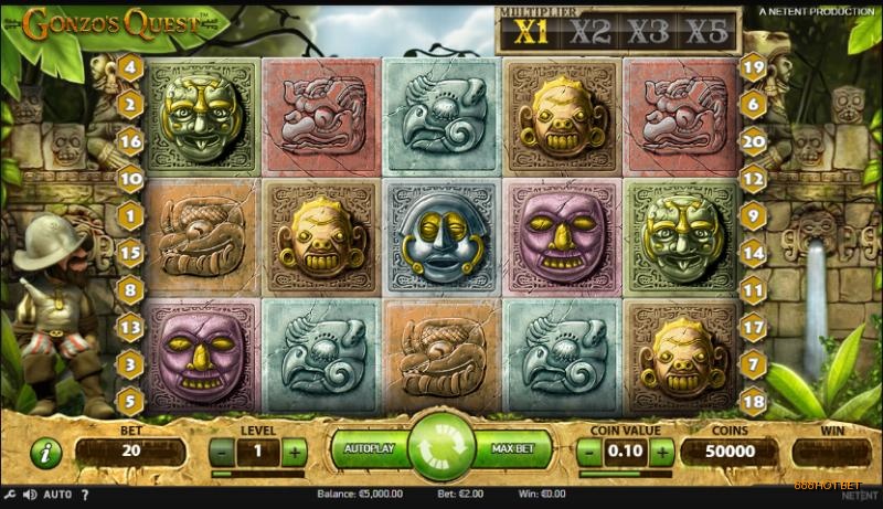 Jogo Gonzo's Quest