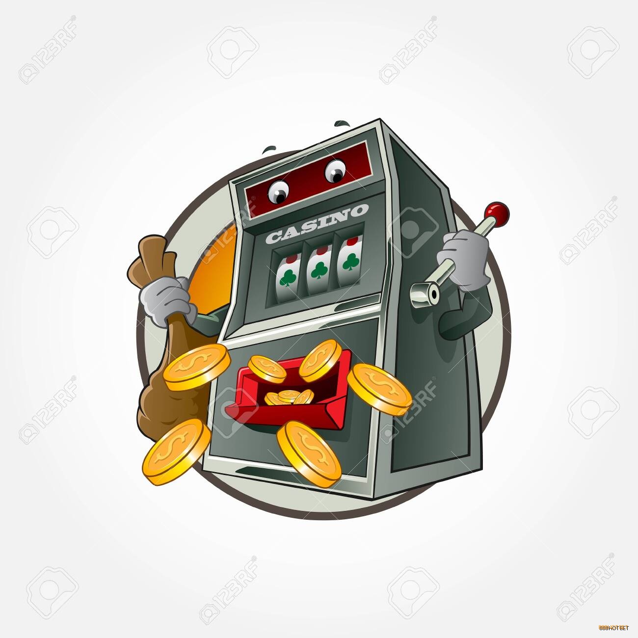 Mascote de jackpot